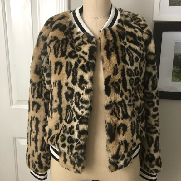 bb dakota leopard bomber